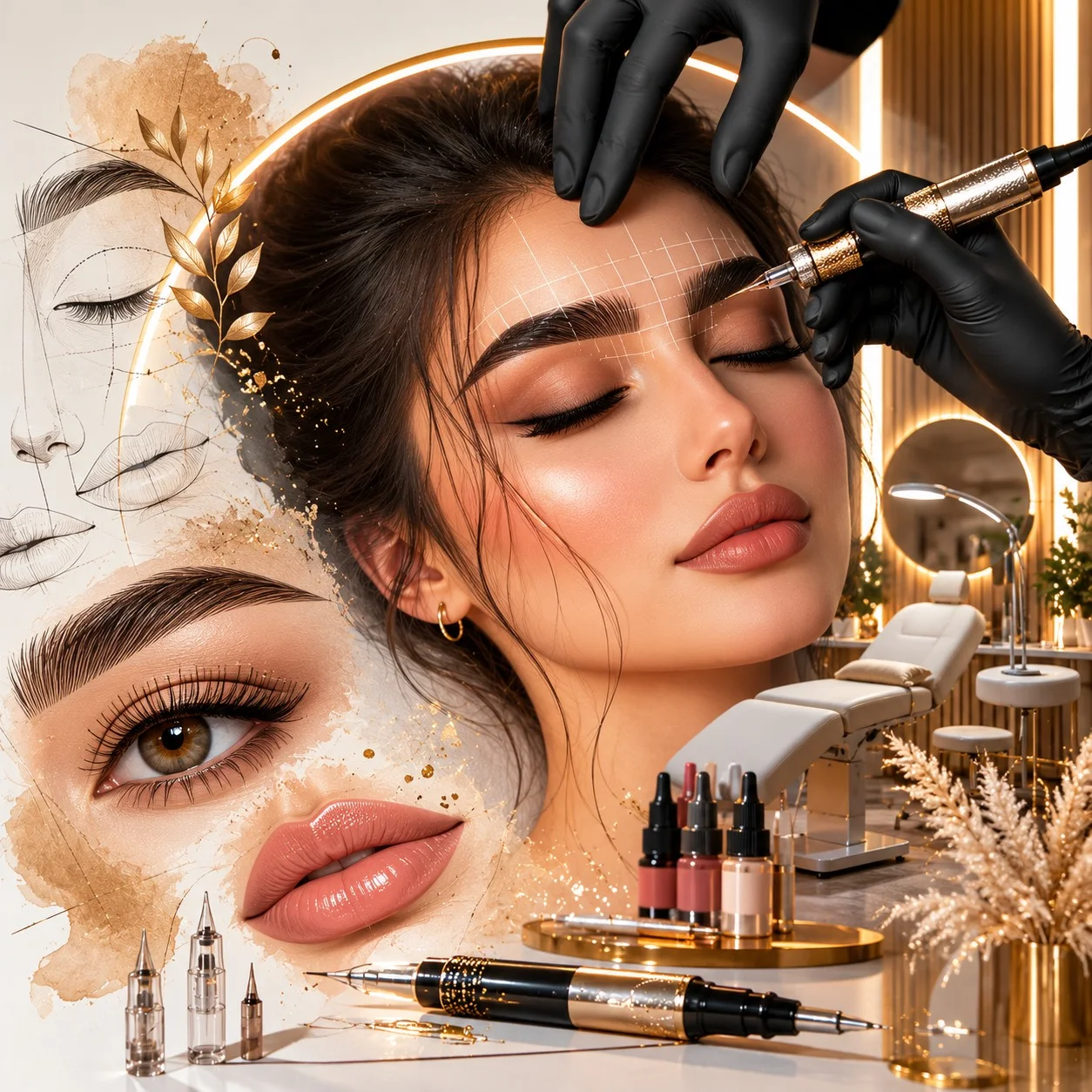 بهترین مرکز آرایش دائم صورت در تهرانپارس