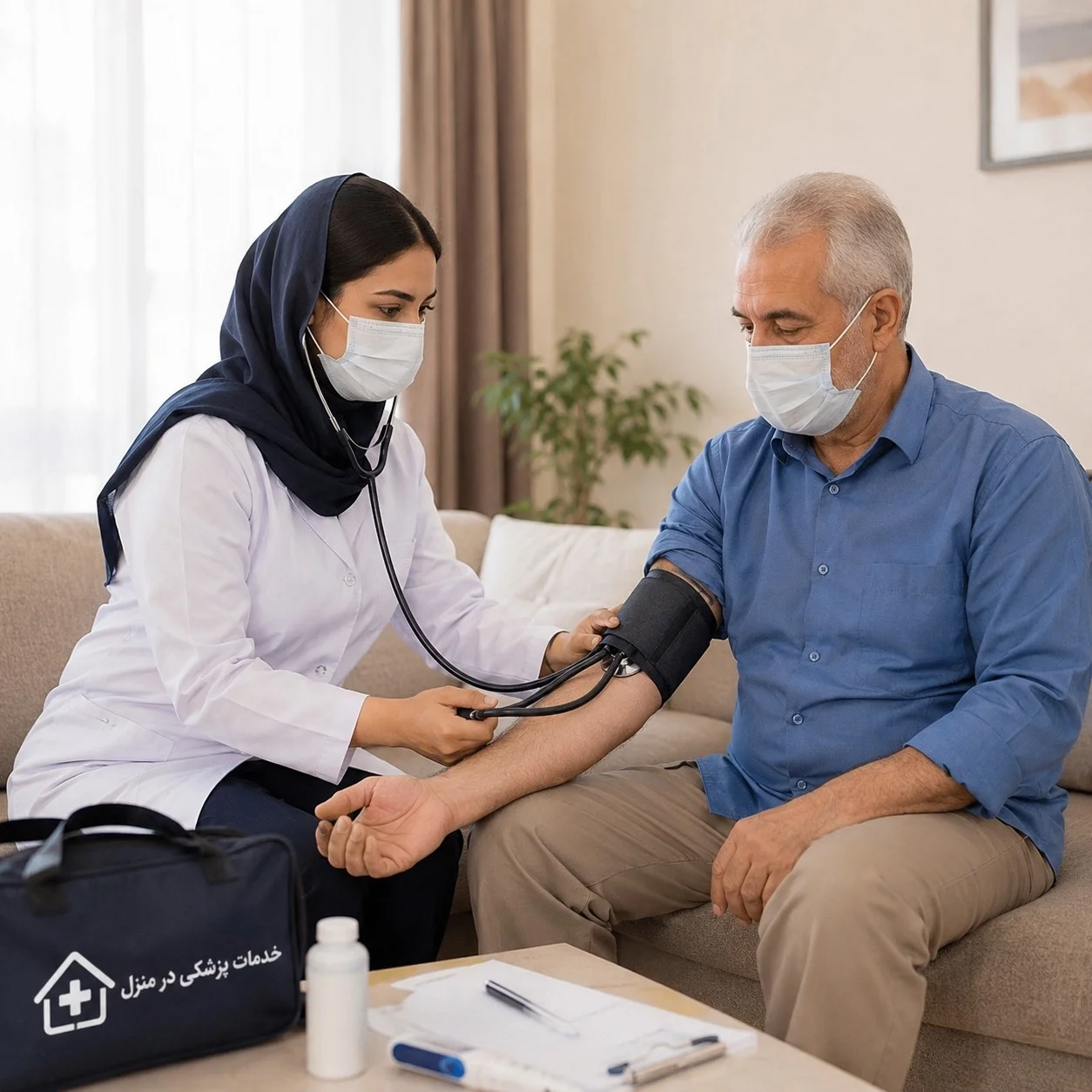 خدمات پزشکی VIP در منزل نیاوران