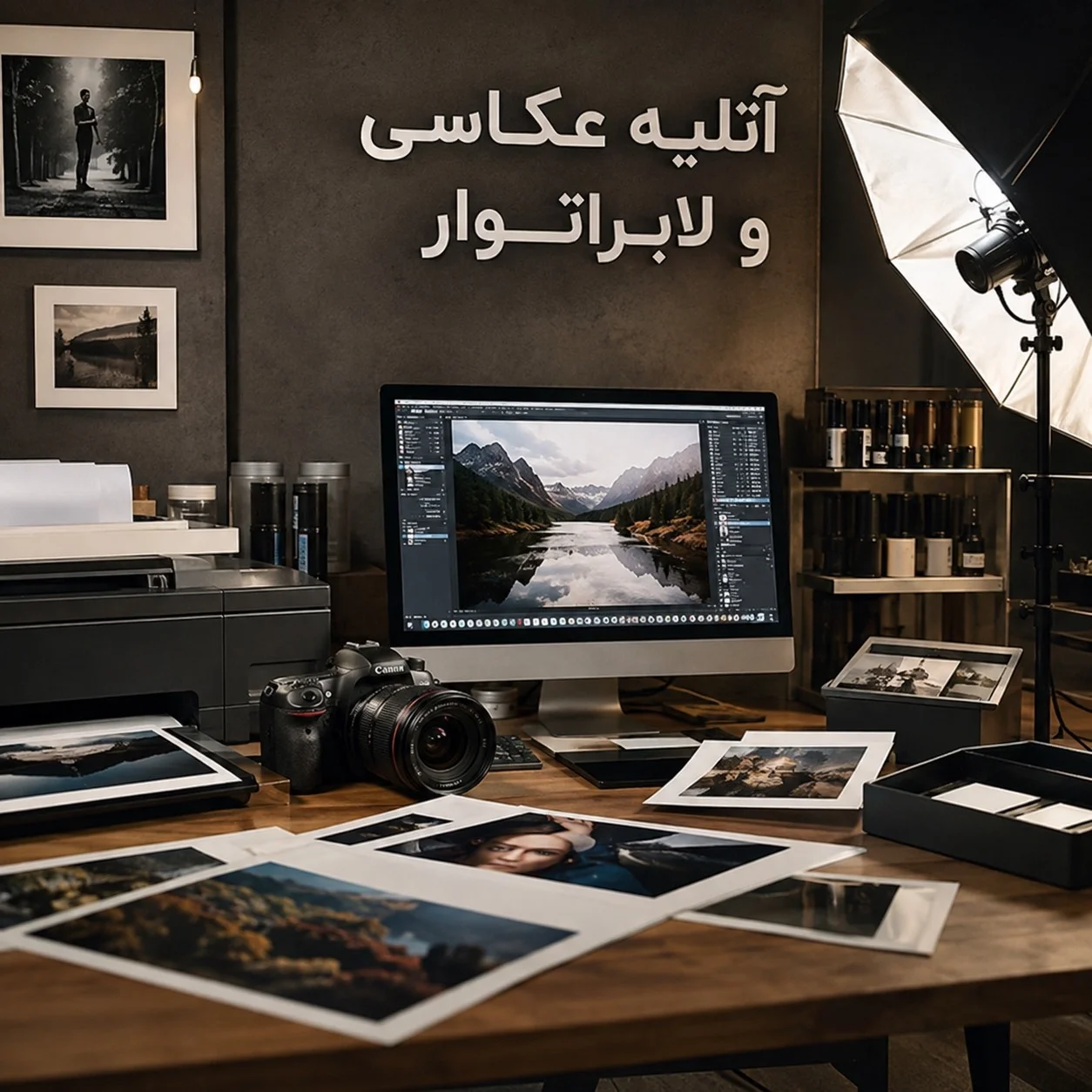 آتلیه عکاسی و لابراتور عکاسی در شاهین ویلا کرج